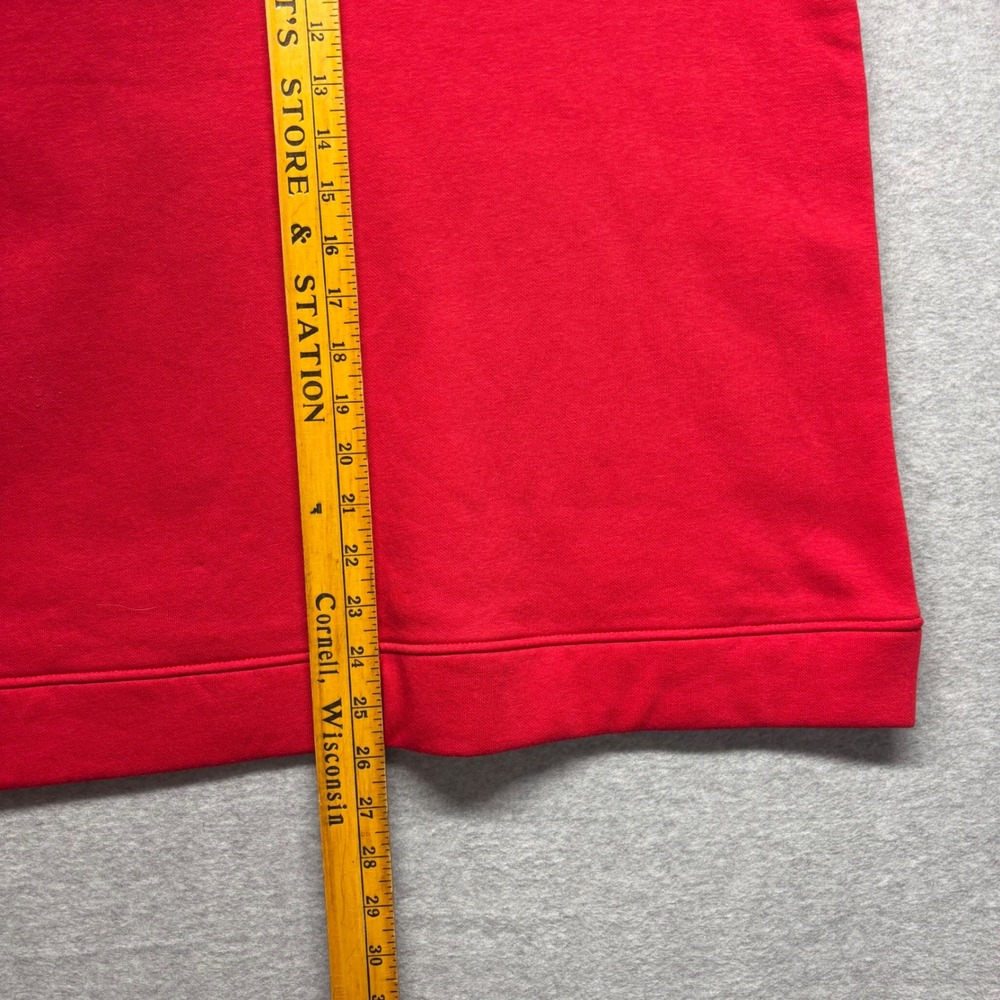 Champion Georgia Bulldogs Sweatshirt Mens Large Red White Colorblock NCAA UGA - Picture 7 of 8